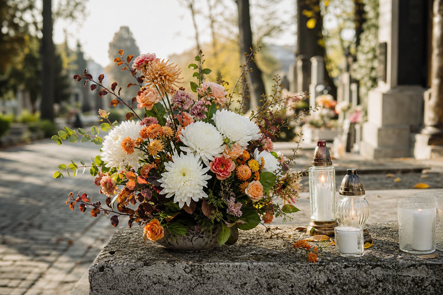 All Saints' Day Flowers in Hungary: What to Send